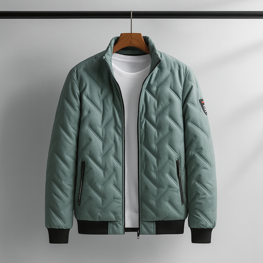 Hustleshop Padded Bomber Jacket – Ultimate Winter Warmth and Style